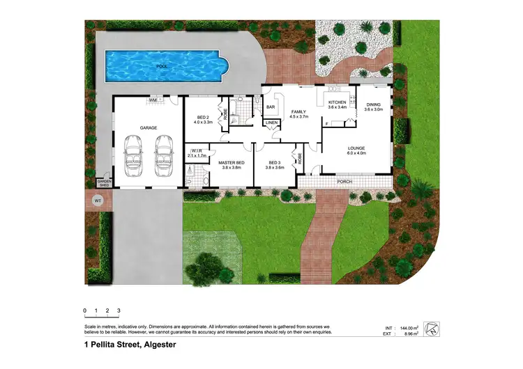 Floorplan of Homely house listing, 1 Pellita Street, Algester QLD 4115
