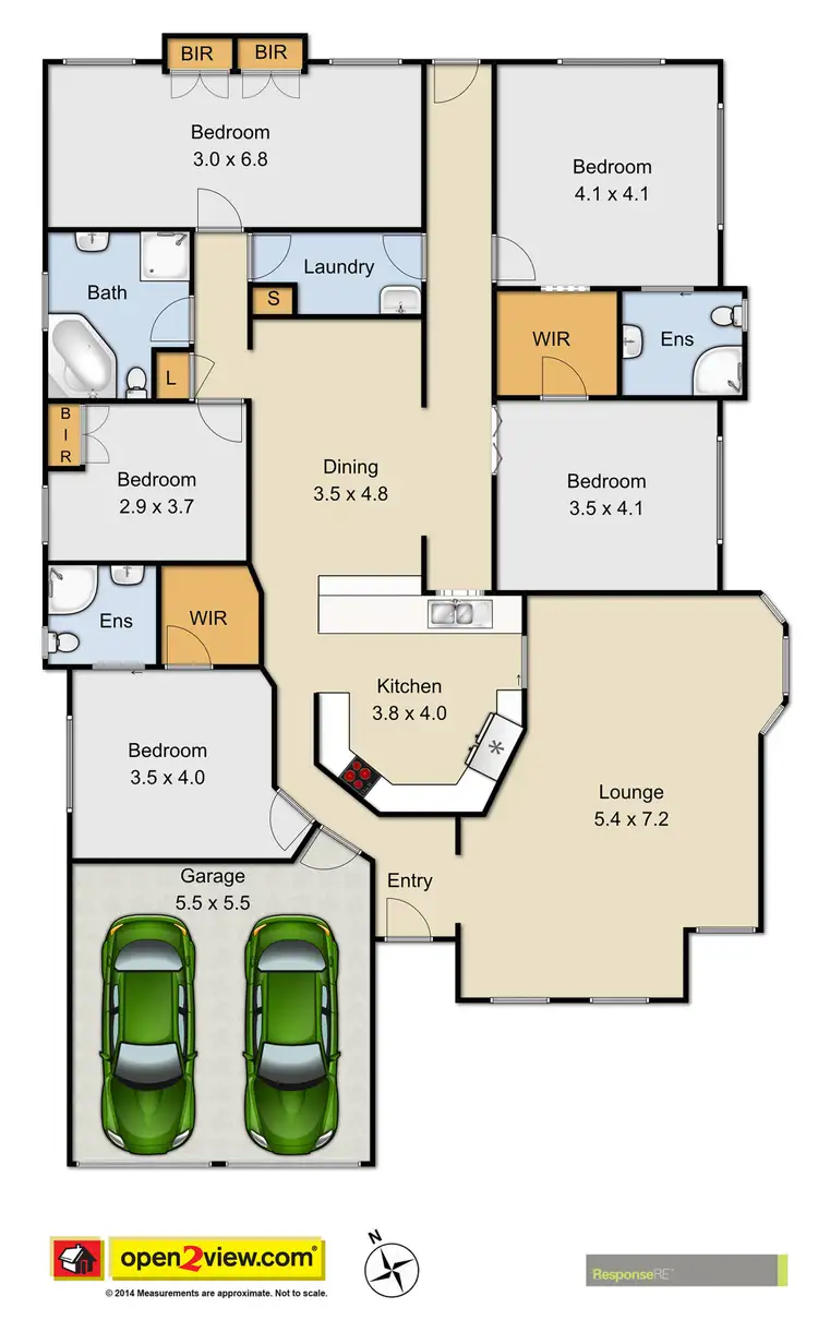 Floorplan of Homely house listing, 15 Hillview Place, Glendenning NSW 2761