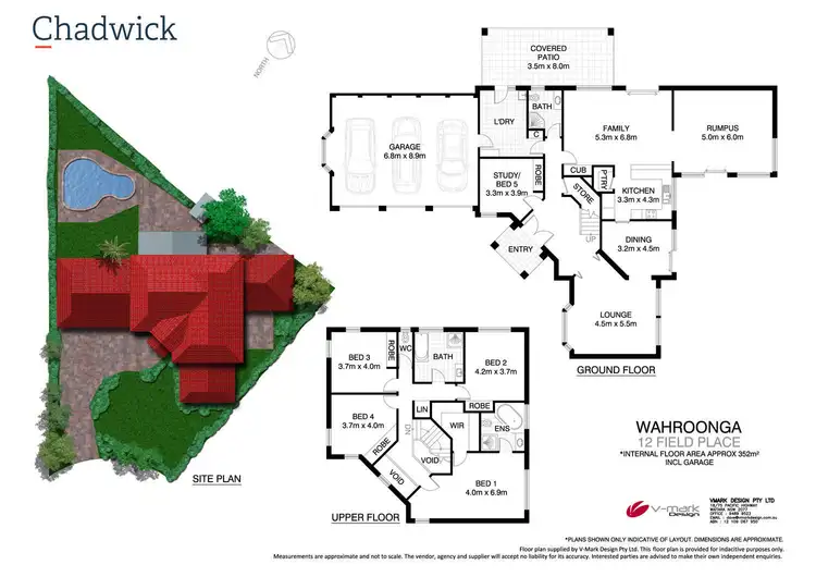 Floorplan of Homely house listing, 12 Field Place, Wahroonga NSW 2076