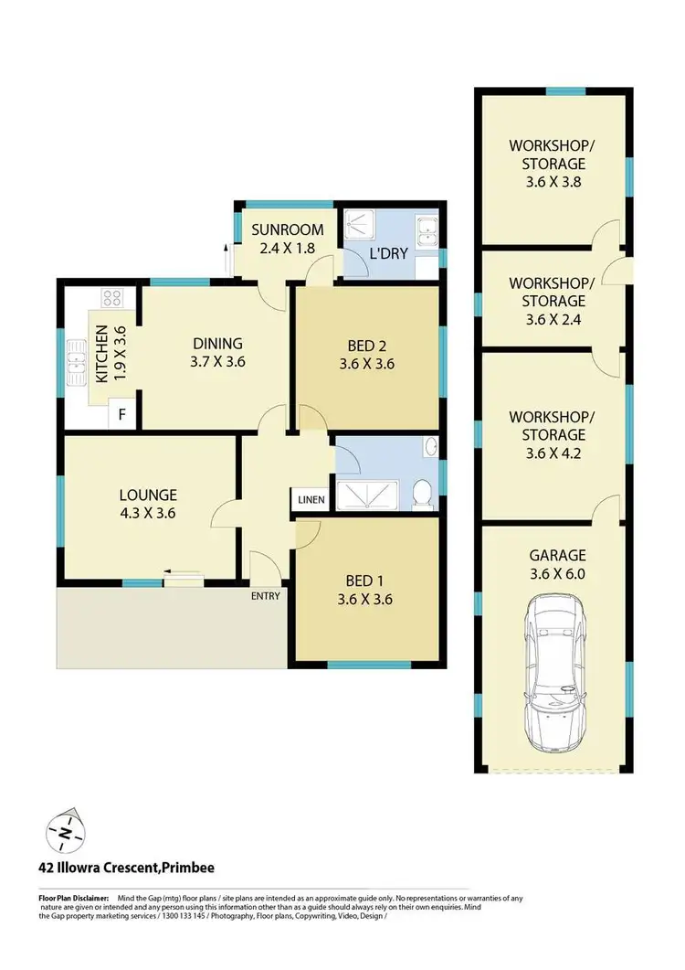 Floorplan of Homely house listing, 42 Illowra Crescent, Primbee NSW 2502