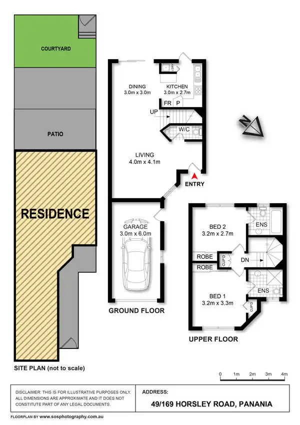 Floorplan of Homely townhouse listing, 49/169 Horsley Road, Panania NSW 2213
