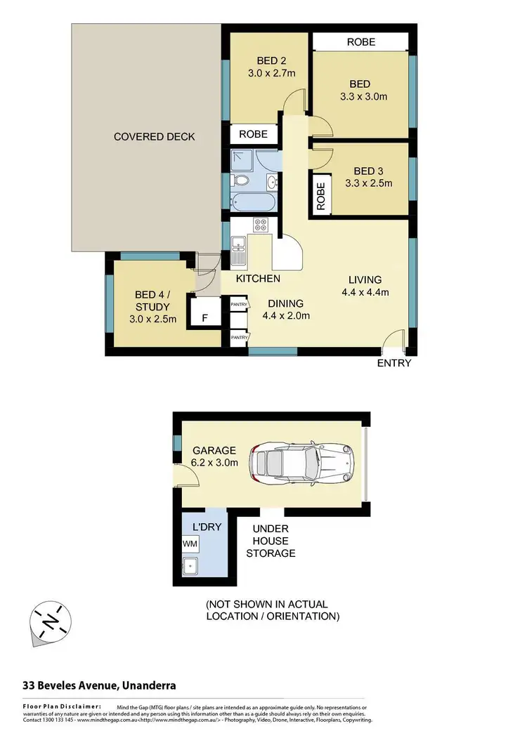 Floorplan of Homely house listing, 33 Beveles Avenue, Unanderra NSW 2526