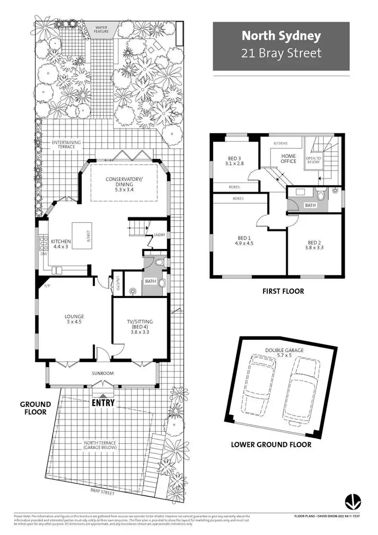 Floorplan of Homely house listing, 21 Bray Street, North Sydney NSW 2060