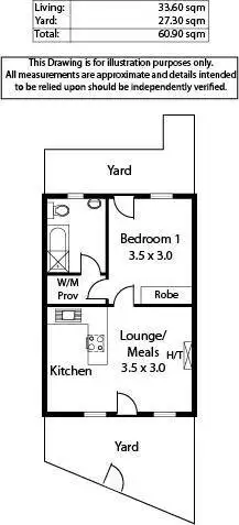 Floorplan of Homely unit listing, 4/311 - 315 South Terrace, Adelaide SA 5000