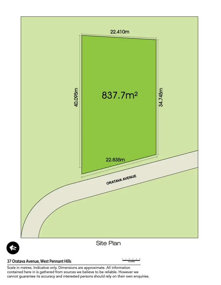Floorplan of Homely land listing, 37 Oratava Avenue, West Pennant Hills NSW 2125