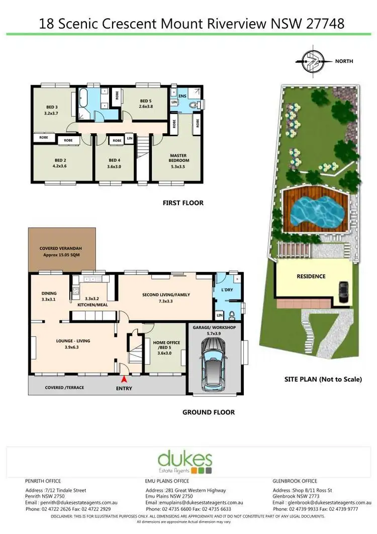 Floorplan of Homely house listing, 18 Scenic Crescent, Mount Riverview NSW 2774