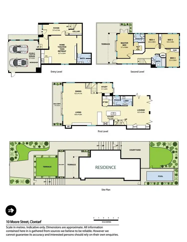 Floorplan of Homely house listing, 10 Moore Street, Clontarf NSW 2093