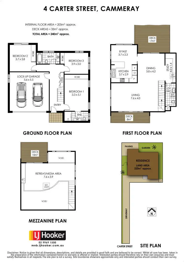 Floorplan of Homely house listing, Level 1/4 Carter Street, Cammeray NSW 2062