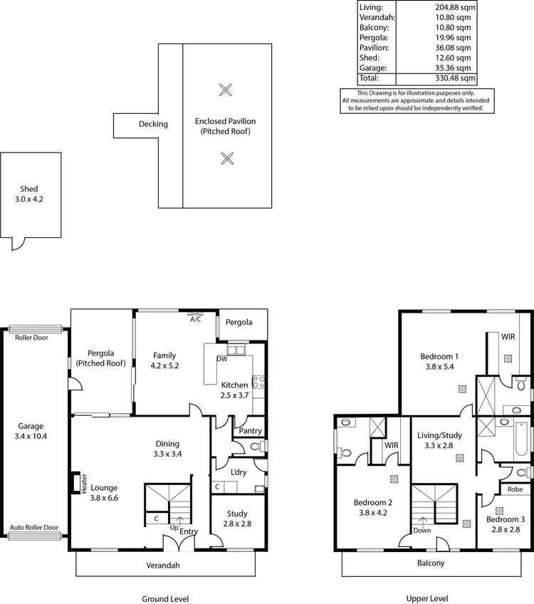 Floorplan of Homely house listing, 12 McDonald Grove, West Lakes SA 5021