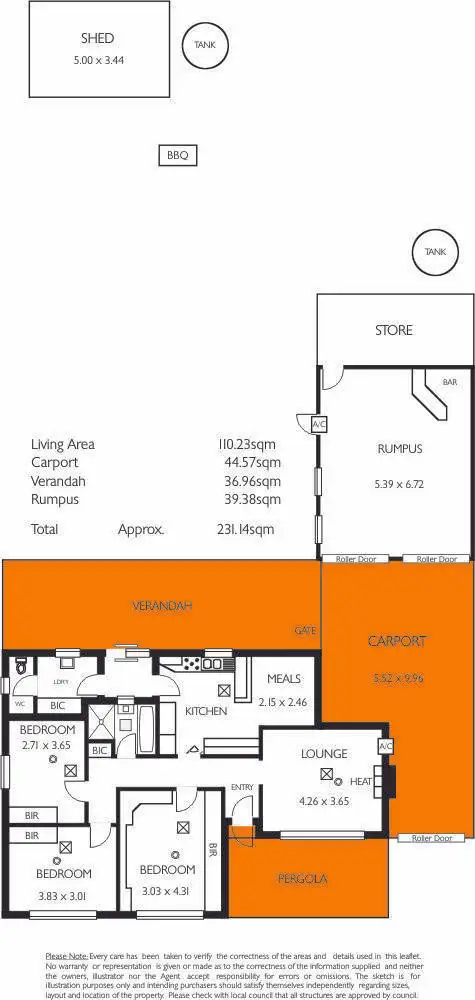 Floorplan of Homely house listing, 50 Levistone Street, Seaton SA 5023