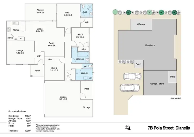 Floorplan of Homely house listing, 7B Pola Street, Dianella WA 6059