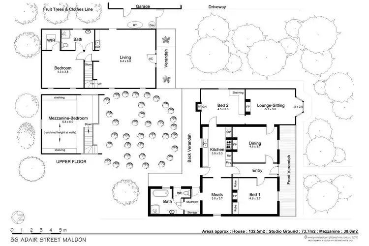Floorplan of Homely house listing, 36 Adair Street, Maldon VIC 3463
