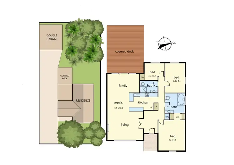 Floorplan of Homely house listing, 9 Garfield Road, Garfield VIC 3814