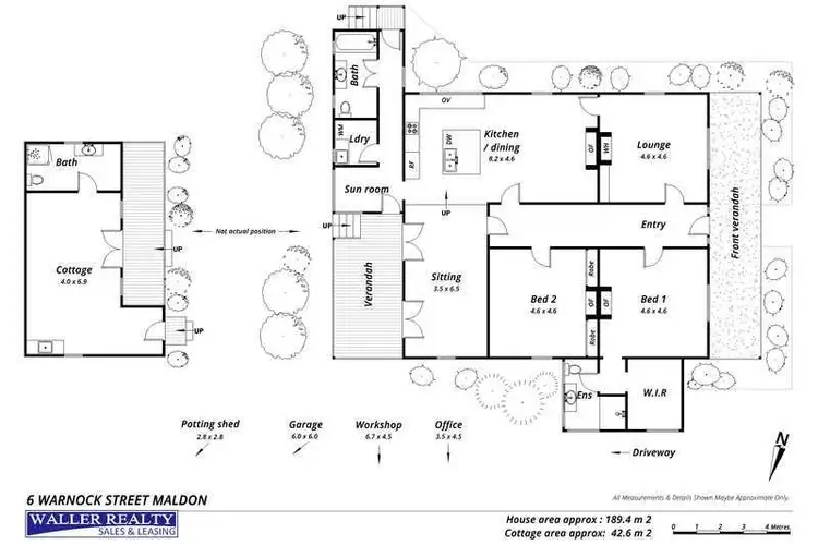Floorplan of Homely house listing, 6 Warnock Street, Maldon VIC 3463