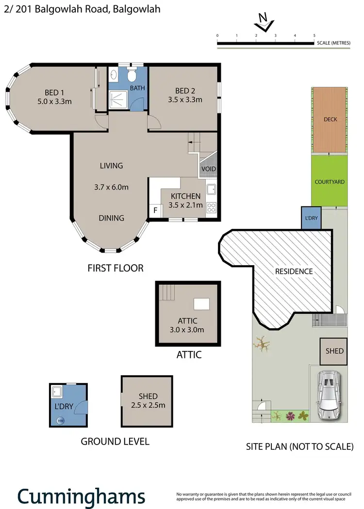 Floorplan of Homely semi-detached listing, 2/201 Balgowlah Road, Balgowlah NSW 2093