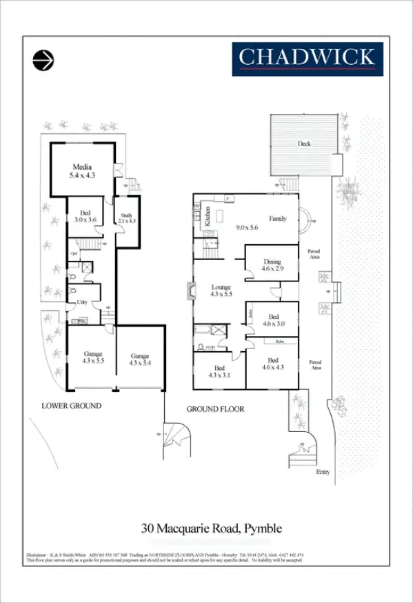Floorplan of Homely house listing, 30 Macquarie Road, Pymble NSW 2073