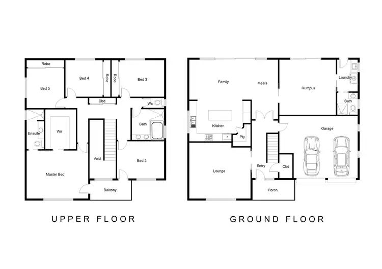 Floorplan of Homely house listing, 5 Dennys Place, Macarthur ACT 2904