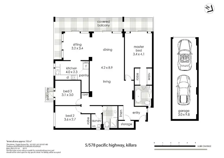 Floorplan of Homely apartment listing, 5/578 Pacific Highway, Killara NSW 2071