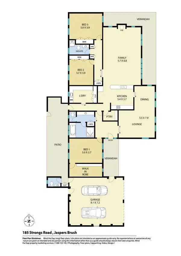 Floorplan of Homely house listing, 185 Strongs Road, Berry NSW 2535