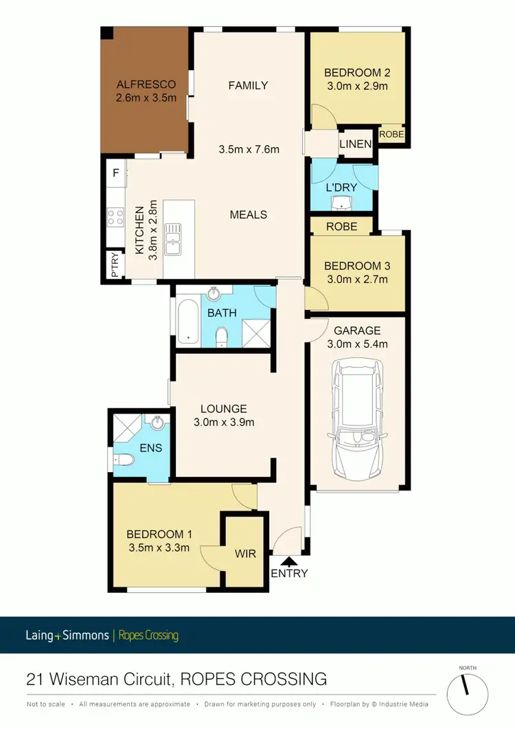 Floorplan of Homely house listing, 21 Wiseman Circuit, Ropes Crossing NSW 2760
