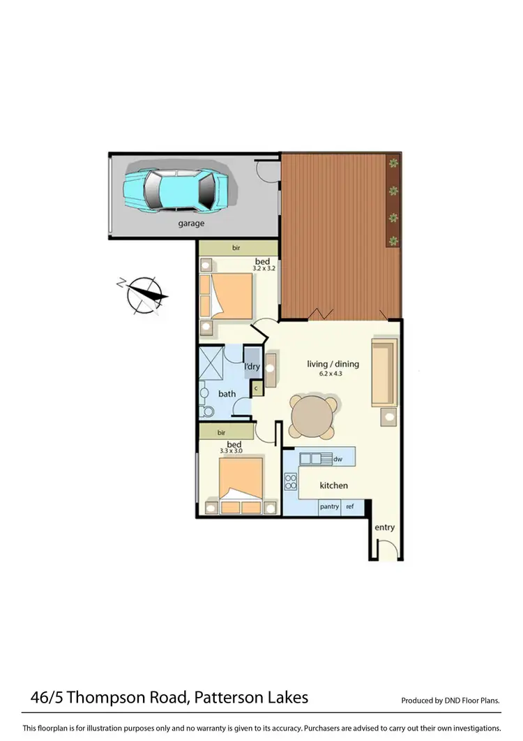 Floorplan of Homely apartment listing, 46/5 Thompson Road, Patterson Lakes VIC 3197