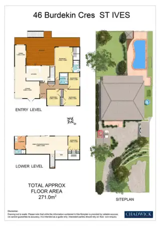 Floorplan of Homely house listing, 46 Burdekin Crescent, St Ives NSW 2075