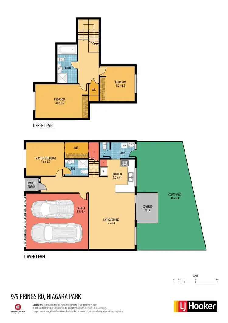 Floorplan of Homely townhouse listing, 9/5 Prings Road, Niagara Park NSW 2250