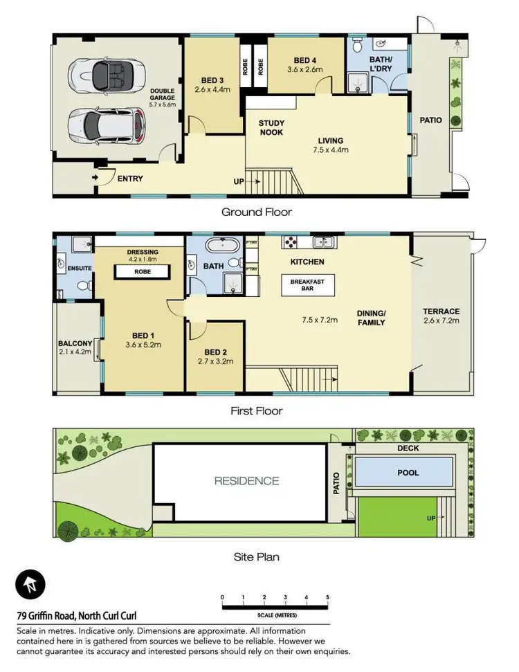 Floorplan of Homely house listing, 79 Griffin Road, North Curl Curl NSW 2099