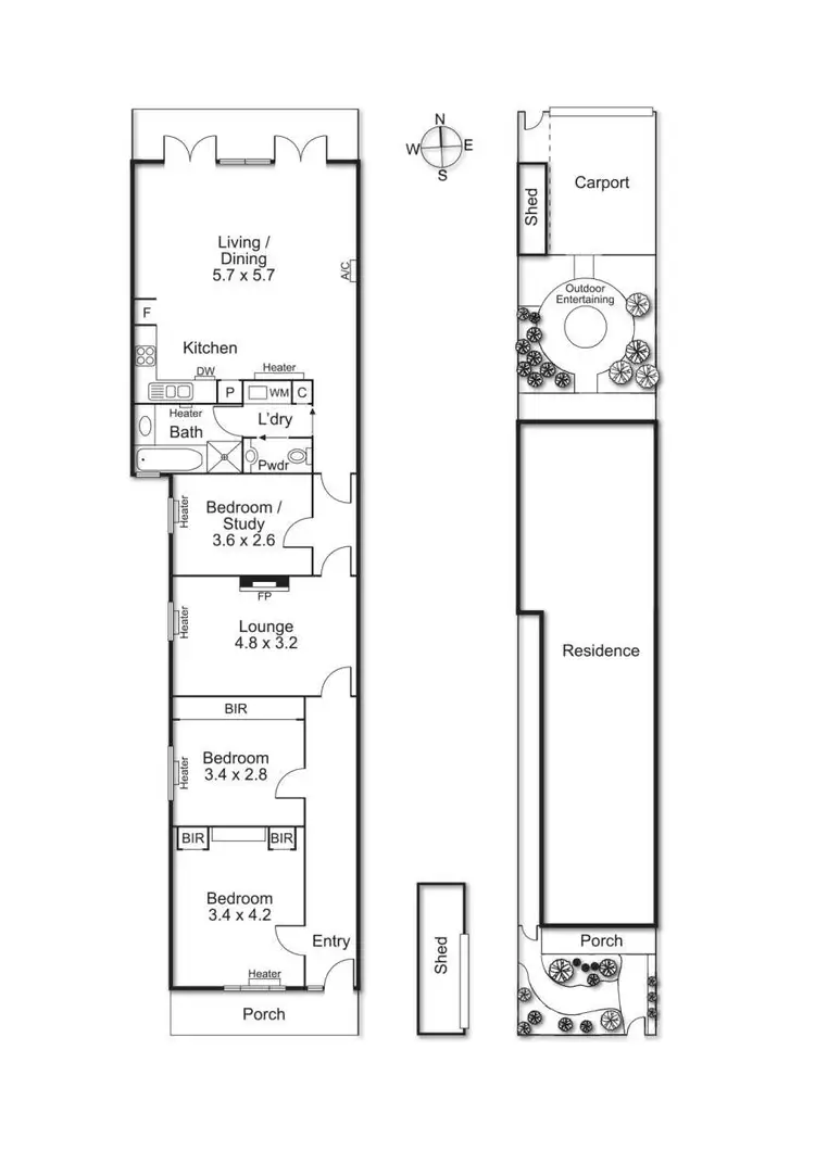 Floorplan of Homely house listing, 13 Sheffield Street, Coburg VIC 3058