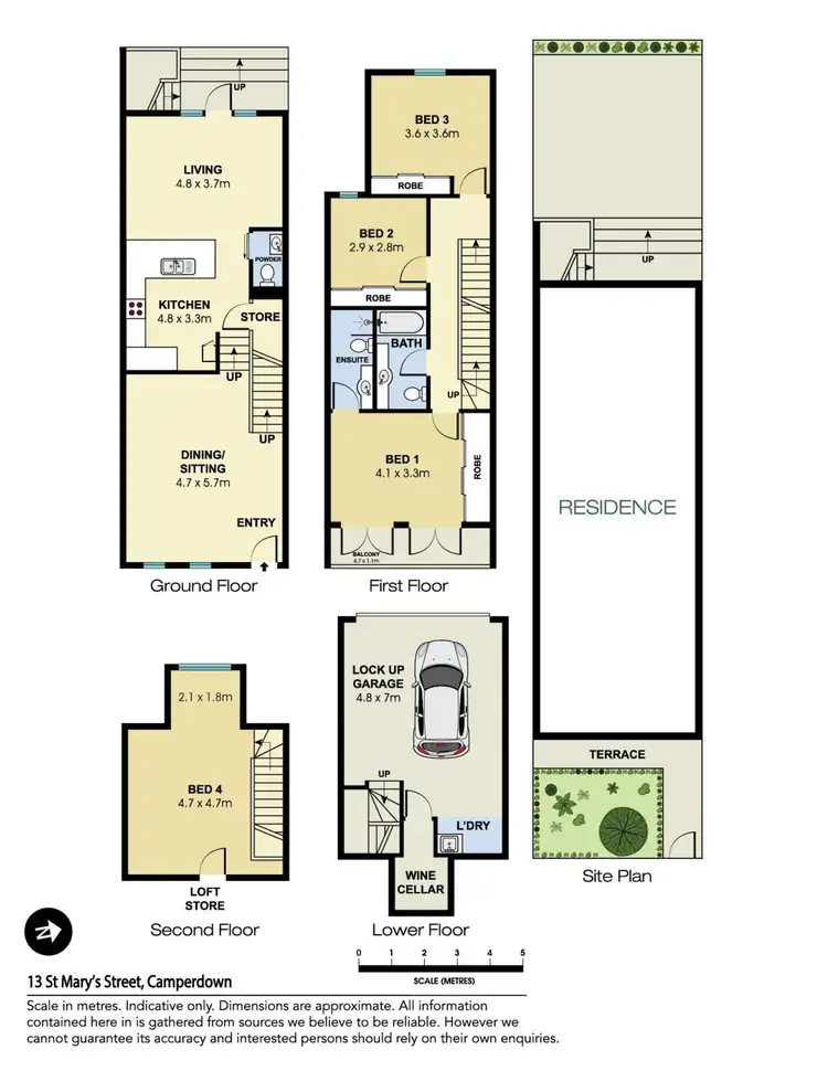 Floorplan of Homely house listing, 13 St Marys Street, Camperdown NSW 2050