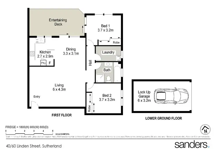 Floorplan of Homely unit listing, 40/60-66 Linden Street, Sutherland NSW 2232