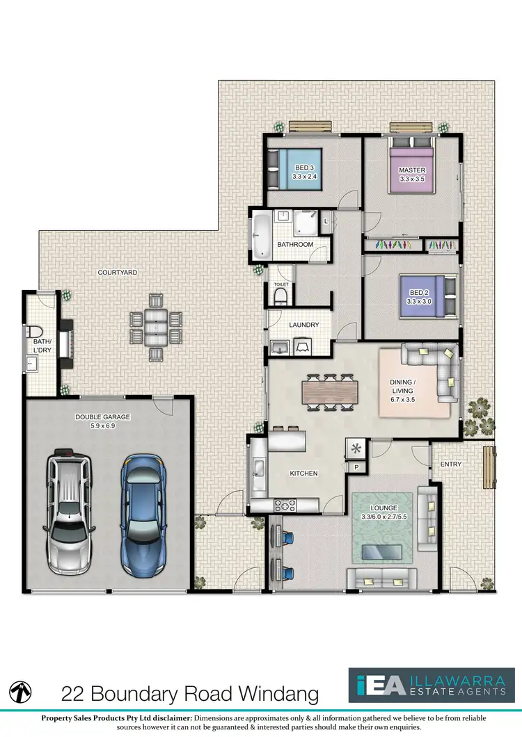 Floorplan of Homely house listing, 22 Boundary Road, Windang NSW 2528