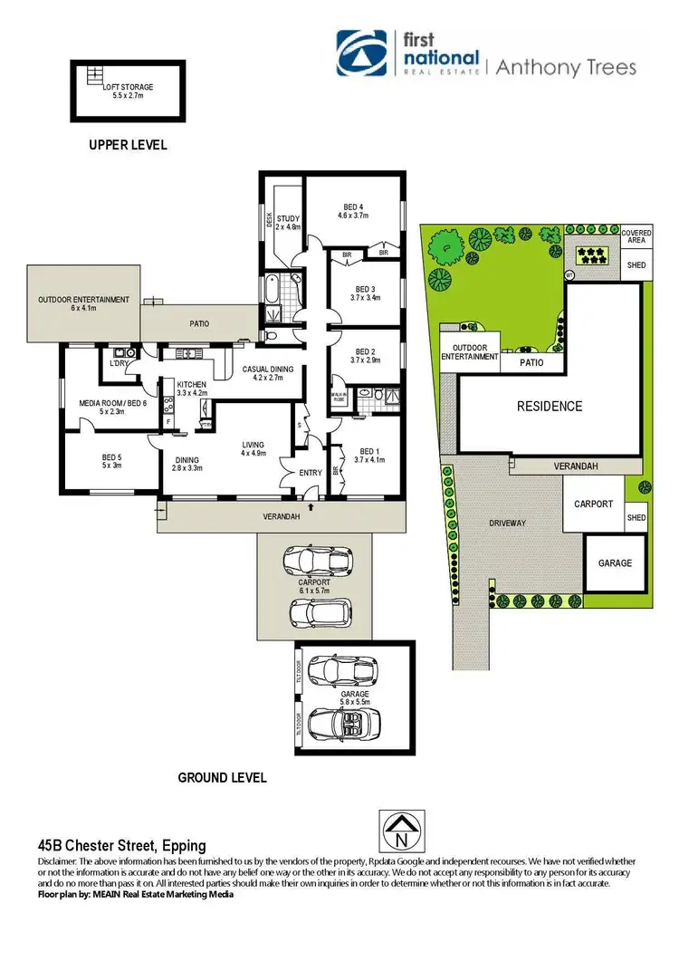 Floorplan of Homely house listing, 45B Chester Street, Epping NSW 2121