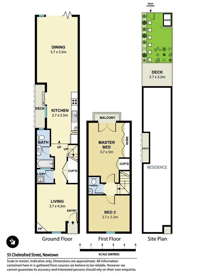 Floorplan of Homely house listing, 55 Chelmsford Street, Newtown NSW 2042