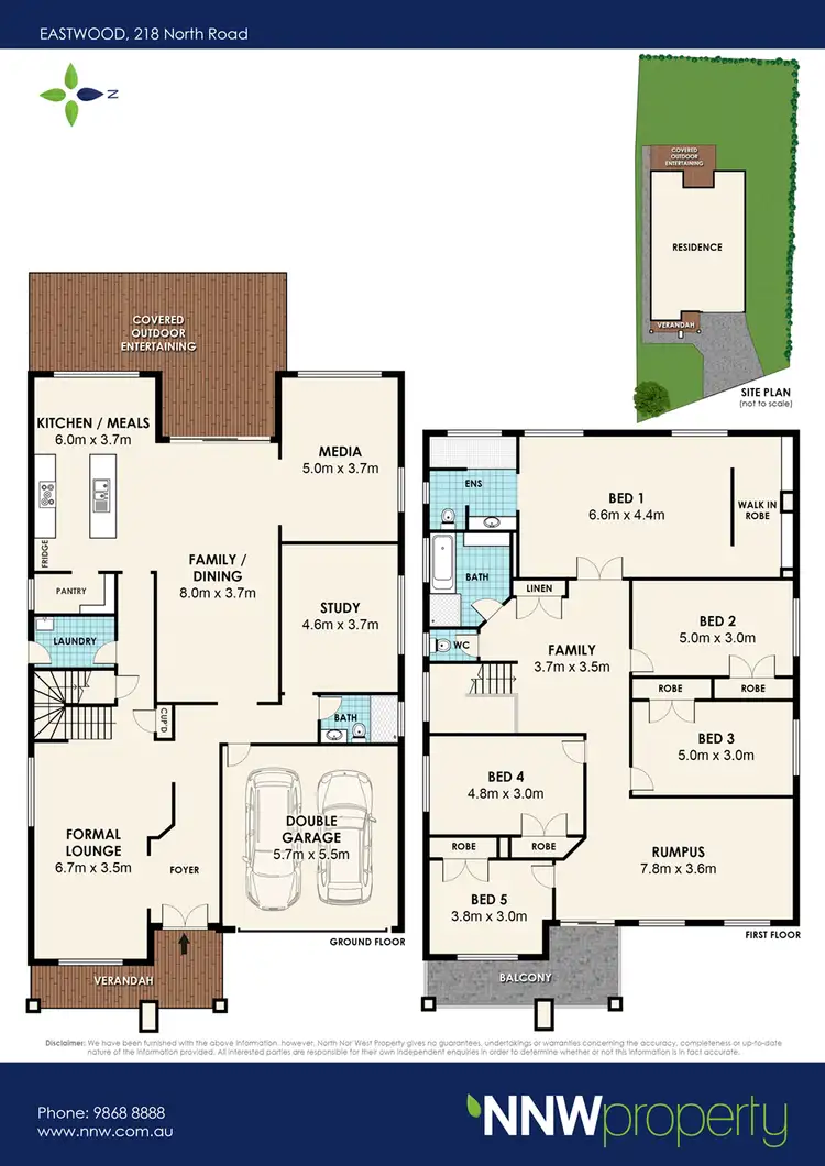 Floorplan of Homely house listing, 218 North Road, Eastwood NSW 2122