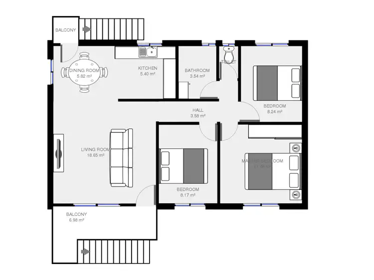 Floorplan of Homely house listing, 16 Roma Street, Scarborough QLD 4020