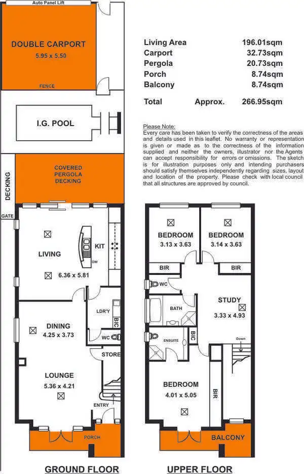 Floorplan of Homely townhouse listing, 6/12 Motley Avenue, Fulham Gardens SA 5024