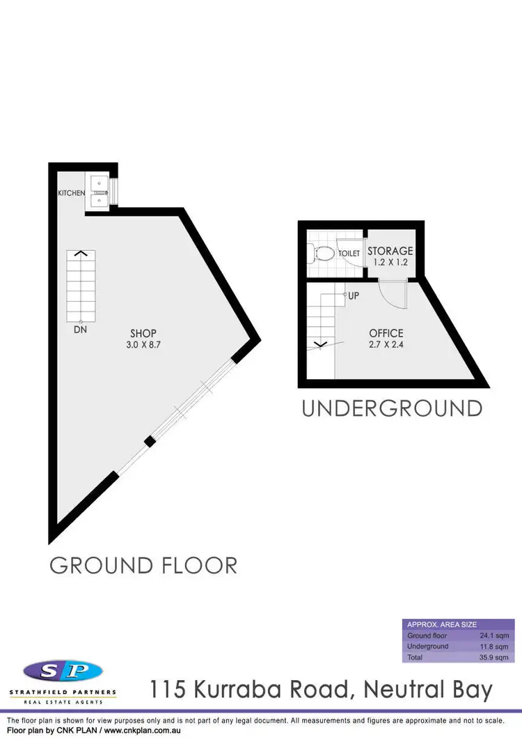 Floorplan of Homely house listing, 115B Kurraba Road, Neutral Bay NSW 2089