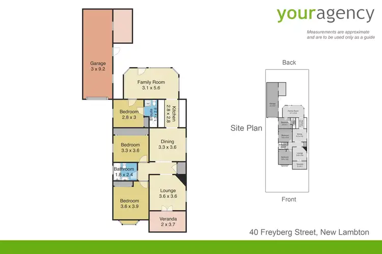 Floorplan of Homely house listing, 40 Freyberg Street, New Lambton NSW 2305