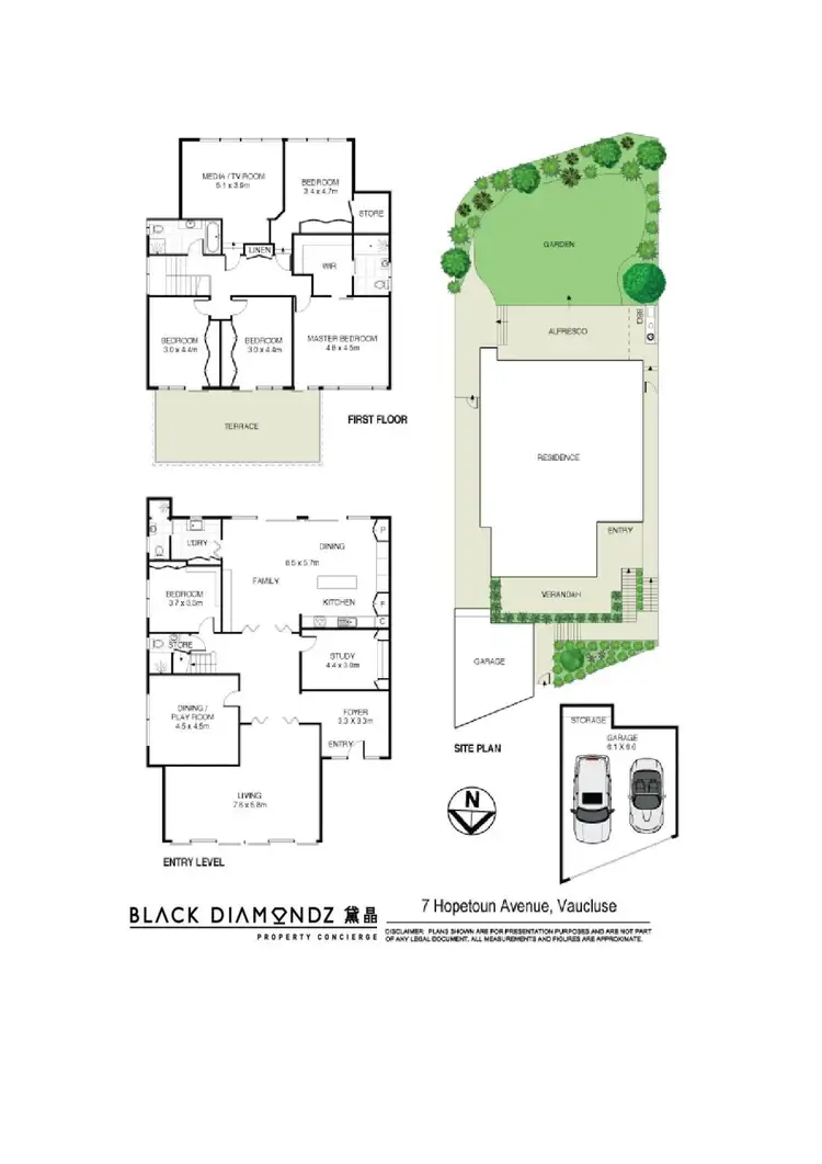 Floorplan of Homely house listing, 7 Hopetoun Avenue, Vaucluse NSW 2030