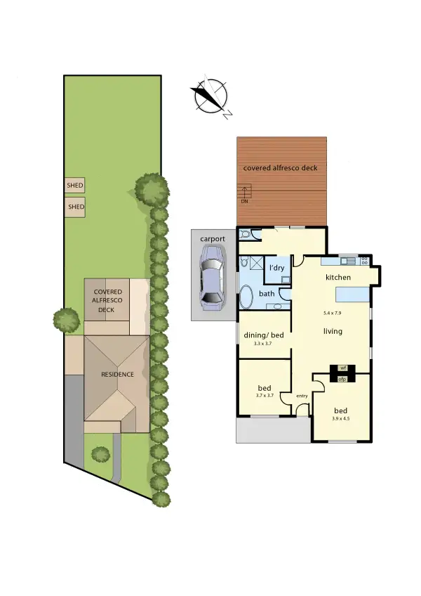 Floorplan of Homely house listing, 11 Warragul Road, Korumburra VIC 3950
