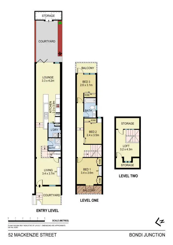 Floorplan of Homely house listing, 52 Mackenzie Street, Bondi Junction NSW 2022
