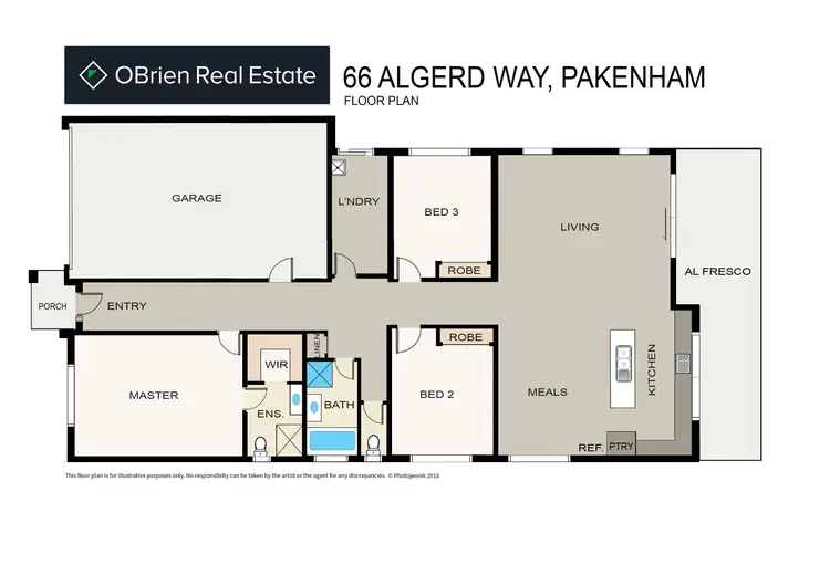 Floorplan of Homely house listing, 66 Algerd Way, Pakenham VIC 3810
