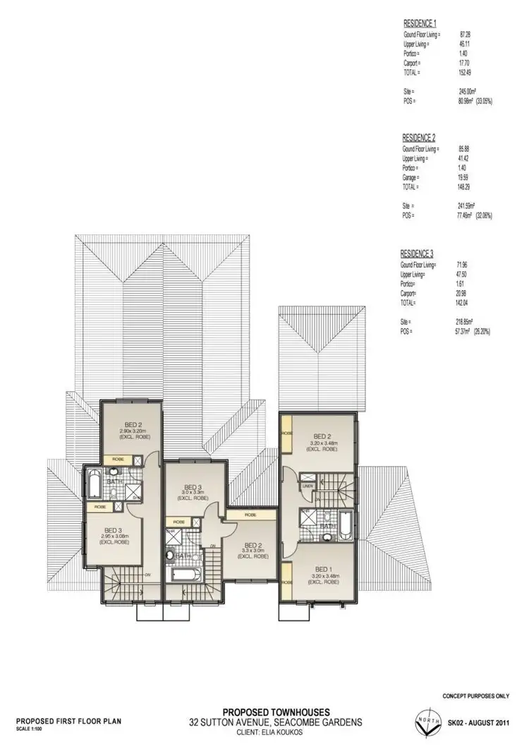 Floorplan of Homely townhouse listing, 32A Sutton Avenue, Seacombe Gardens SA 5047