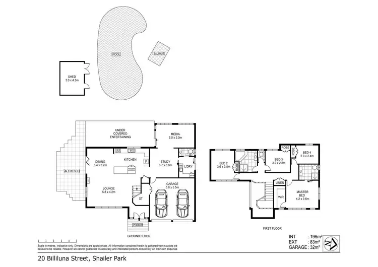 Floorplan of Homely house listing, 18-20 Billiluna Street, Shailer Park QLD 4128
