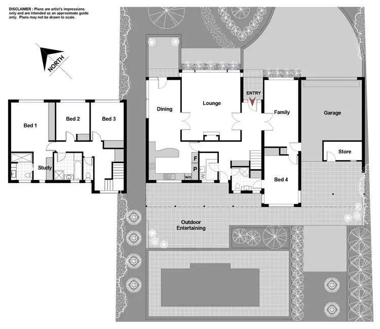 Floorplan of Homely house listing, 127 Carnegie Crescent, Red Hill ACT 2603