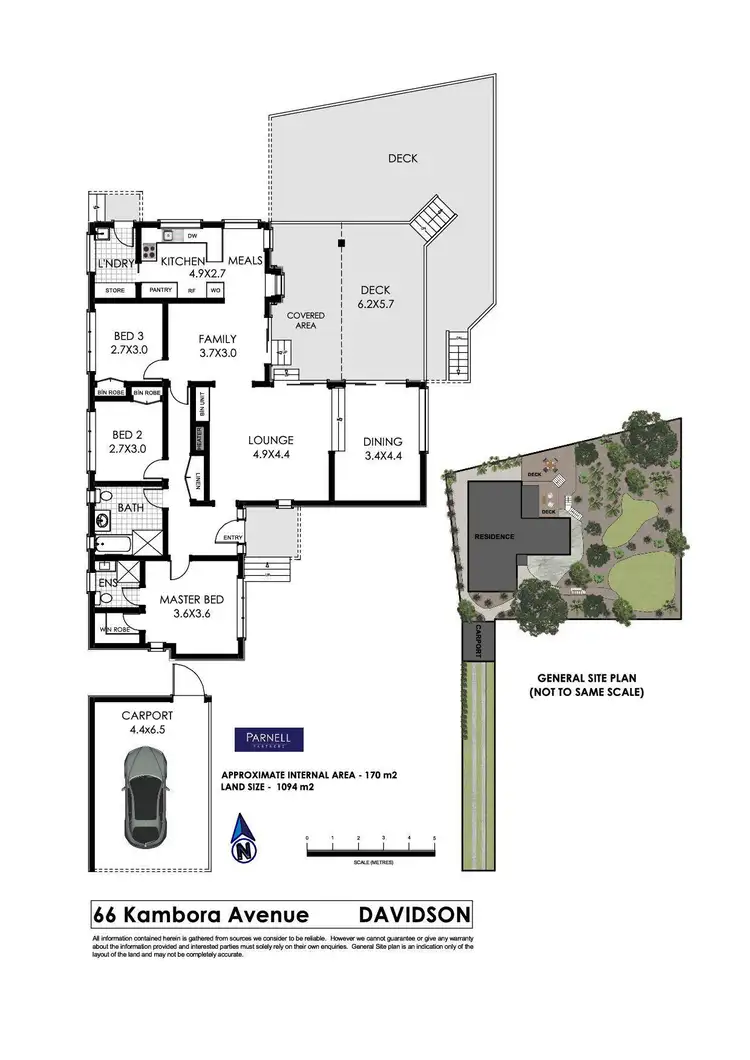 Floorplan of Homely house listing, 66 Kambora Avenue, Davidson NSW 2085