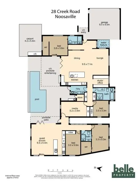 Floorplan of Homely house listing, 28 Creek Road, Noosaville QLD 4566