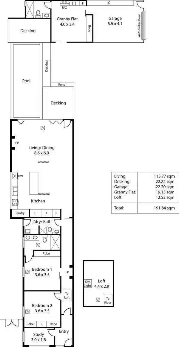 Floorplan of Homely house listing, 45 College Road, Somerton Park SA 5044