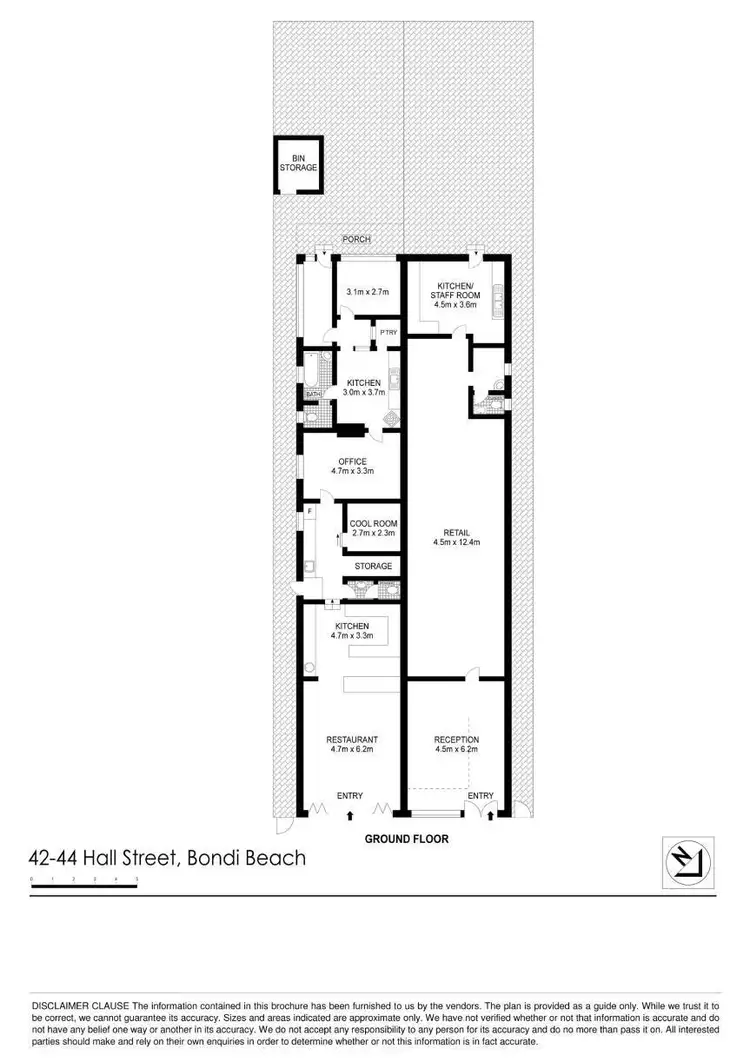 Floorplan of Homely house listing, 42 - 44 Hall Street, Bondi Beach NSW 2026